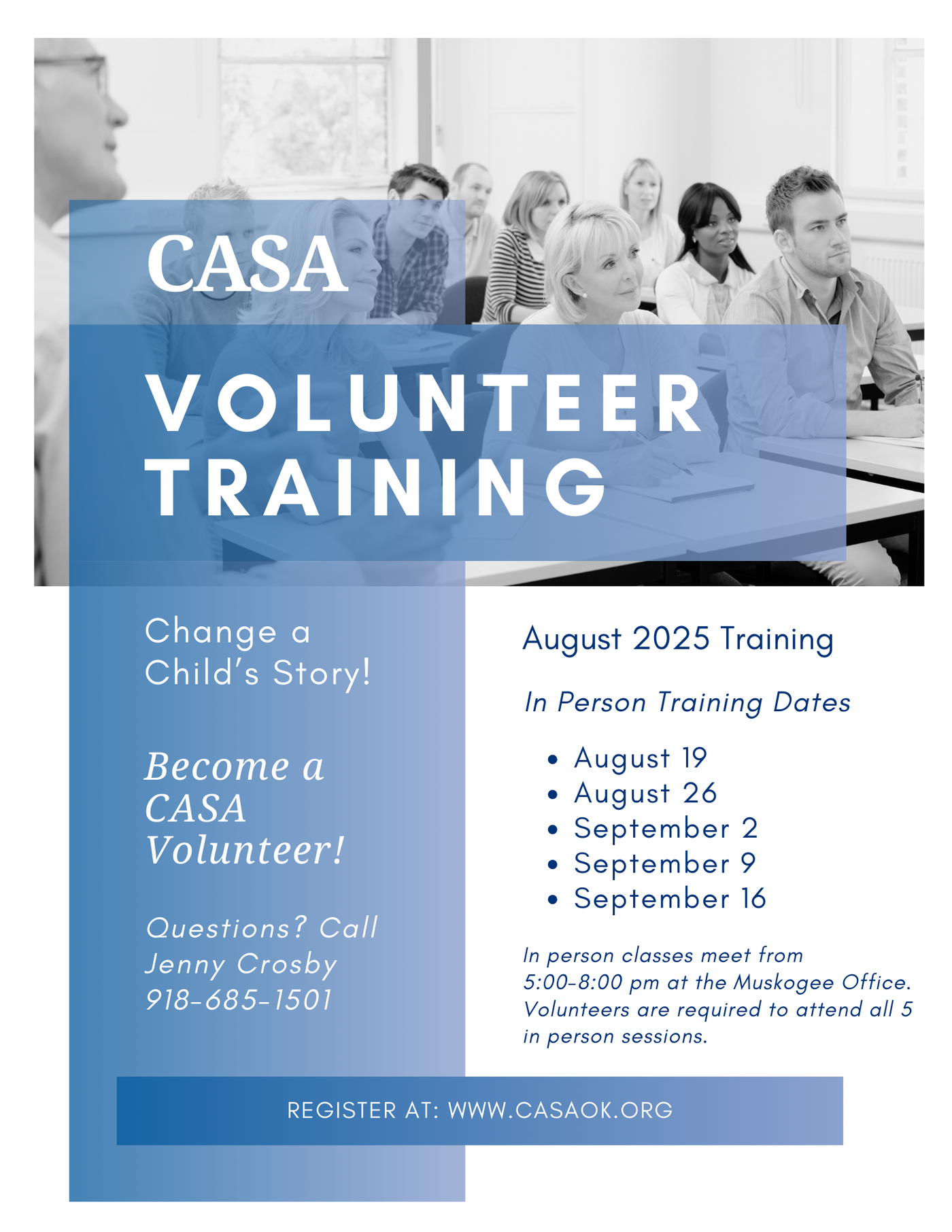 August 2025 - CASA Pre Service Training